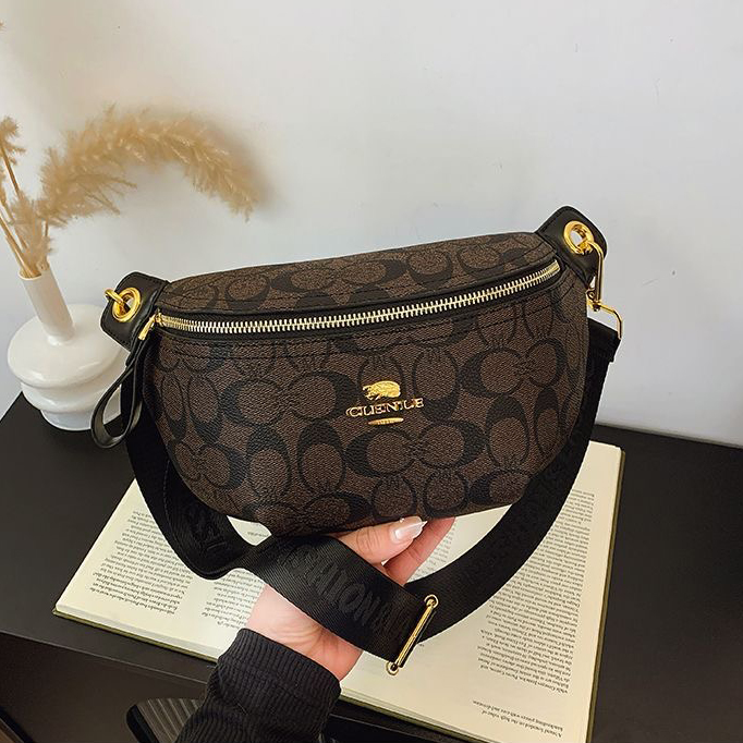 Waist Bags 2025 New Designer Bag Fashionable Soft Leather Floral High-quality Texture Daily Matching For Women