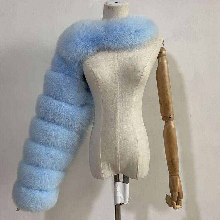 2023 New Autumn Winter Women Faux Fur Long Sleeve Shawl Coat