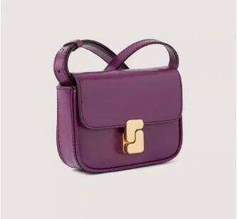 French Niche New Leather Bean Women's High-End Sense Shoulder Messenger Small Square Commuter Bag Women