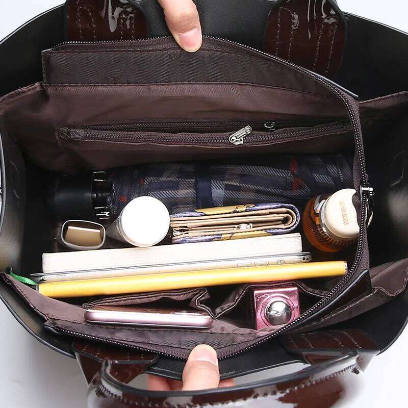 2025 Quality Women Leather Handbags Big Tote High Capacity Female Shoulder Crossbody Bag Simple New Style