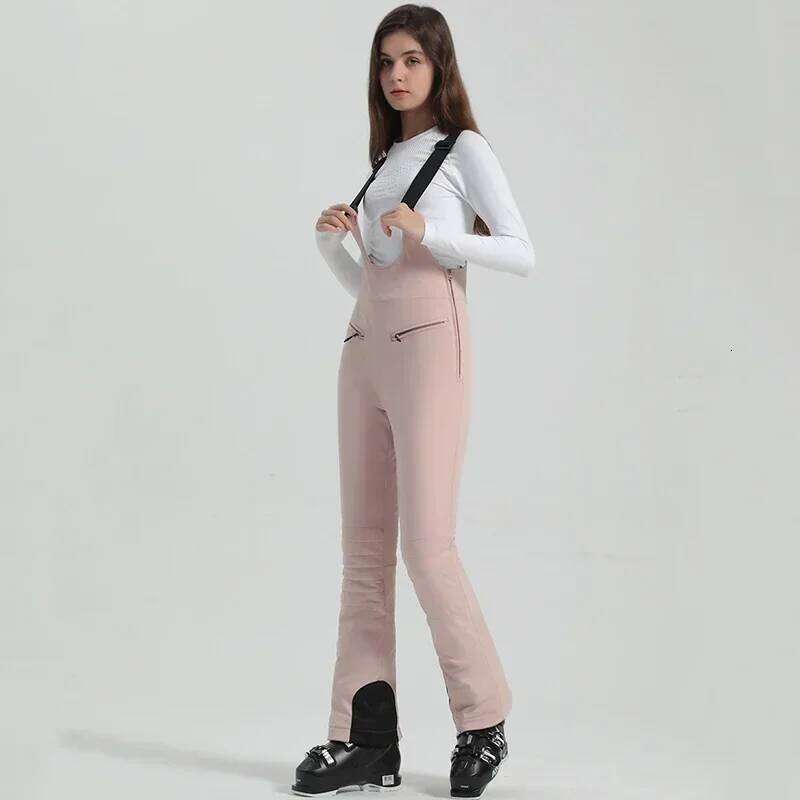 2025 New Skiing Pants Winter Female Slim Snow Trousers Outdoor Mountain Snowboard Jumpsuits Women Sport Windproof Ski Overalls