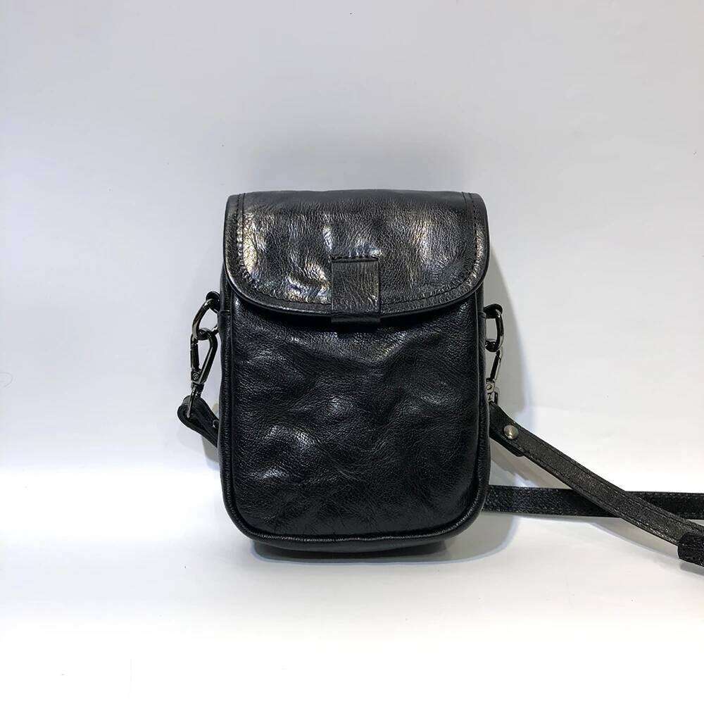 Designer Luxury Flap Genuine Leather Crossbody Bags Women Mini Shoulder Purses And Handbags For Girls Ladies Phone Simple Solid Designer Bag
