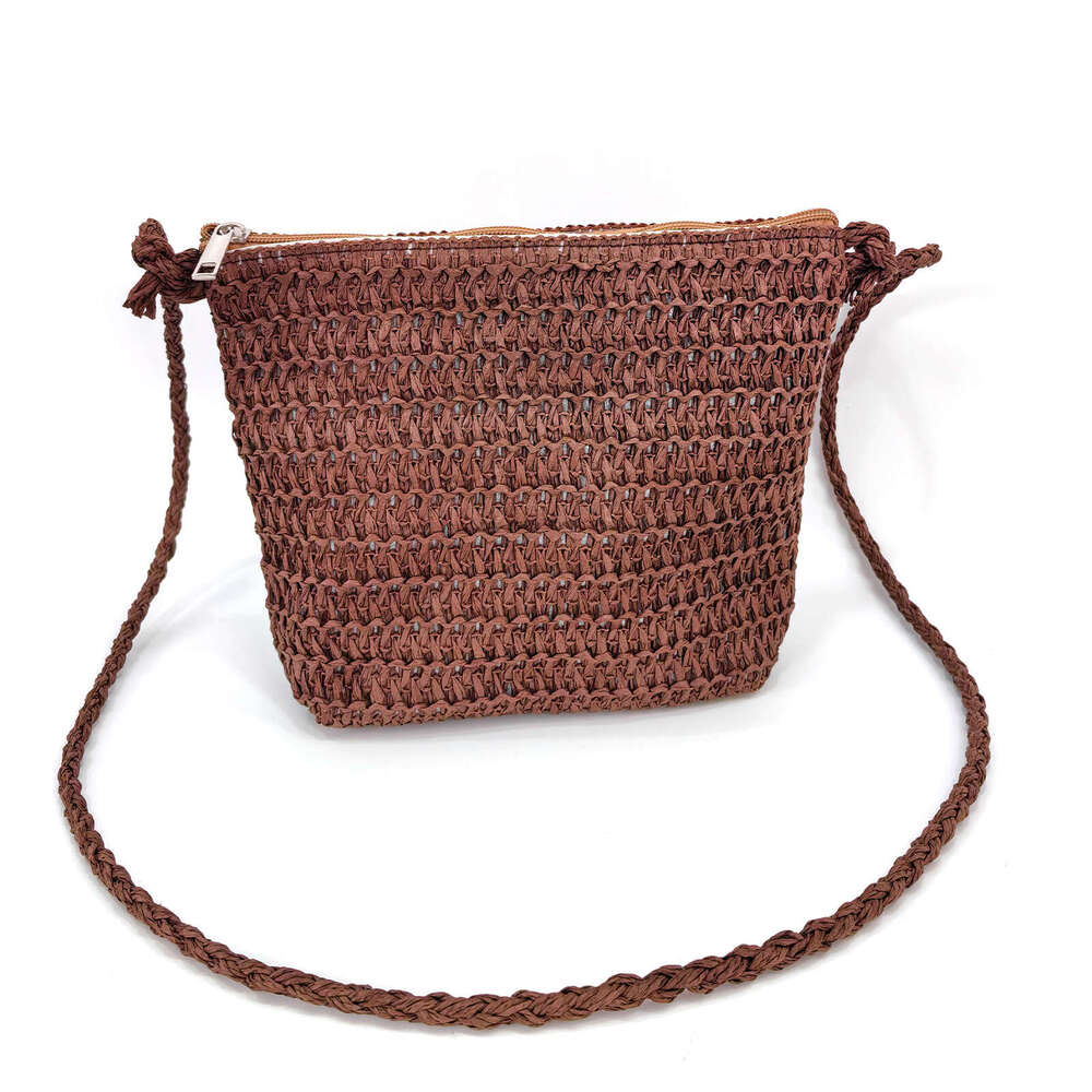 2024 Women's Shoulder Fashion Travel For Girls Commuting Daily Versatile Straw Bag 250531