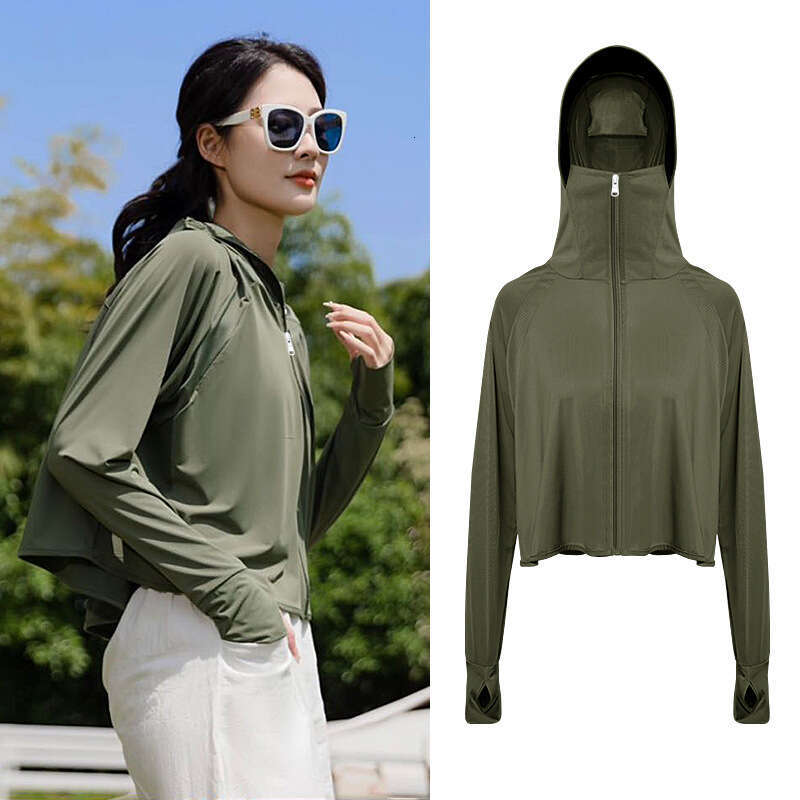 Designer Clothing 2025 Premium Selection Shawl For Women Spring Summer UV Skin Clothing Ice Silk Short Style 2025 New Trendy Sun Protection Wear