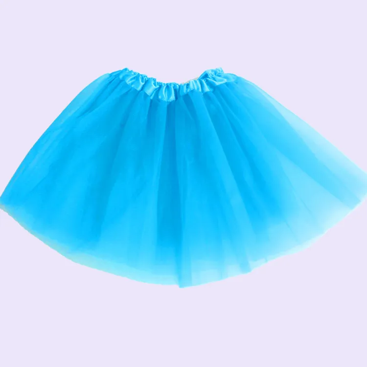 Top Quality candy color kids tutus skirt dance dresses soft tutu dress ballet skirt 3layers children pettiskirt clothes WCW690 ZZ