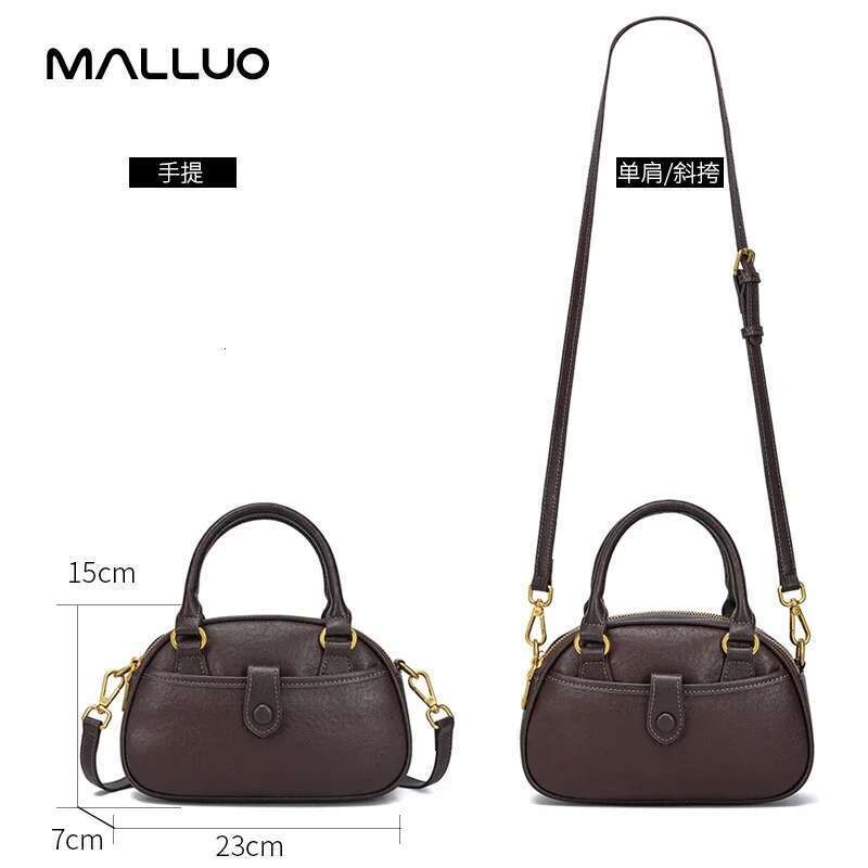 Women Natural Cow Leather Shoulder Bags Retro Soft Cowhide Bag Lady Female Commute Design Handbags For Ladies 2025