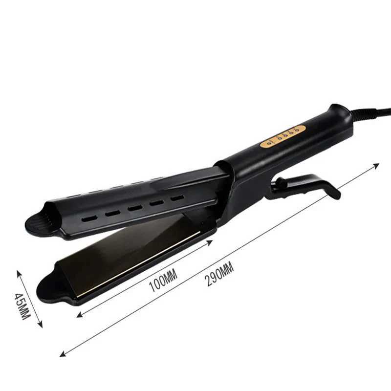 Hair straightener with steam function Electric LCD back Hot Sale steam dry flat iron professional hair straightener W250610
