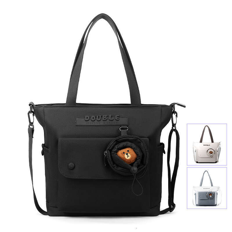 Ins Trend Unisex Student Class Tutoring Handbag Versatile Commuter Shoulder Crossbody Bag