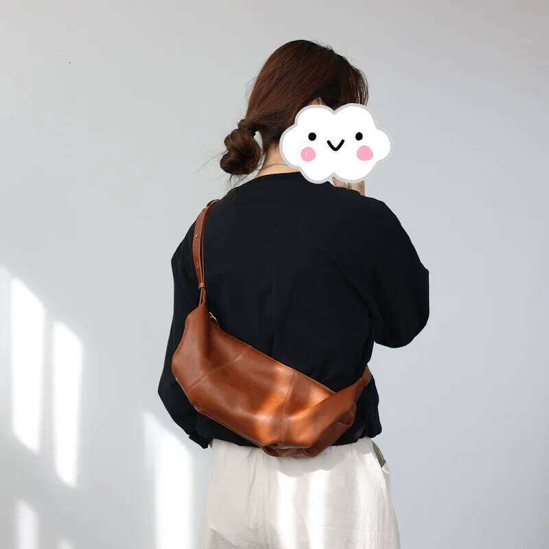 2023 Fashion Real Leather Crossbody Bags For Women Soft Cowhide Shoulder Bag Practical And Portable