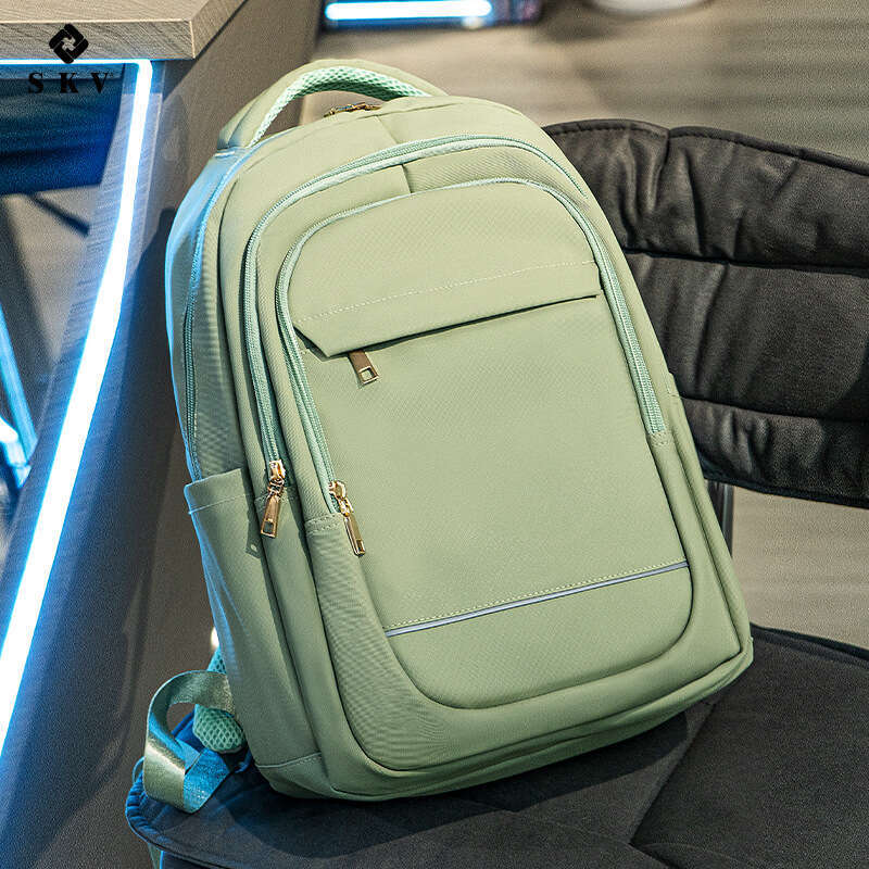 Simple Style For Women High-End Large Capacity Ladies Korean Version Water-Resistant Student School Bag Laptop Backpack