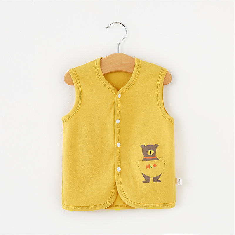 OEM ODM Spring Children's Vests Fashion Thin Vest Soft Comfortable Sleeveless Boys and Girls Jacket