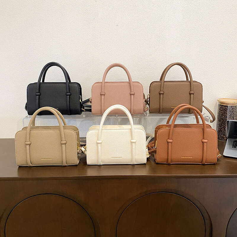 Elegant Handbag Small Square For Women New Korean Style Trendy Versatile Shoulder Textured Niche Commuter Crossbody Bag