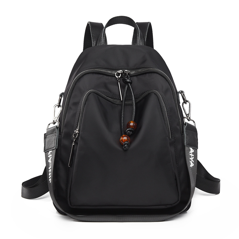 Women's 2025 New Oxford Cloth Commuter Waterproof Wear-resistant Fashionable Double Shoulder Backpack Bag