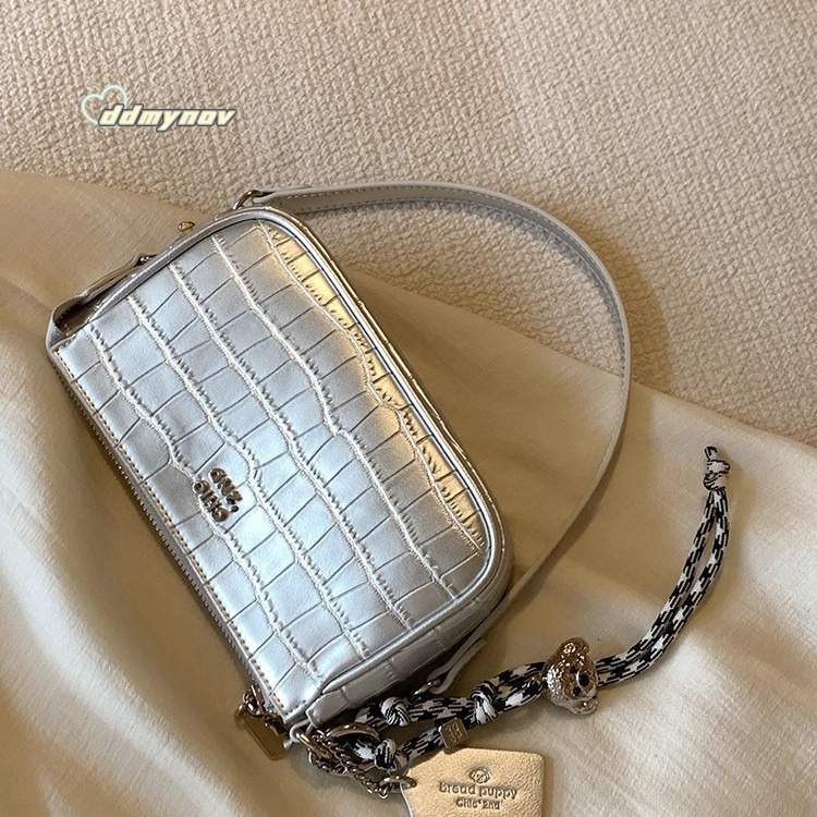 Nanfeng Chio2nd Bread Puppy Clear Sky Whisper Underarm for Women 2025 Super Popular Single Shoulder Crossbody Small Bag ddmynov