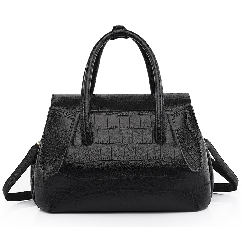 Handbag New Large Capacity for Women Versatile High-end Crocodile Pattern Tote Bag Can Be Shoulder or Crossbody