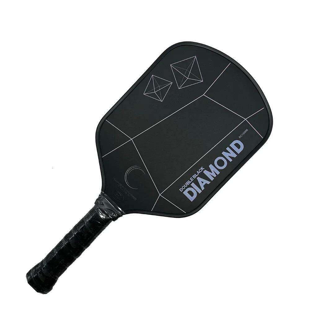 New Double Black Dia RC16mm PINK/White DBD Thermoforming T700 carbon fiber Pickleball Paddle Approved by USAPA