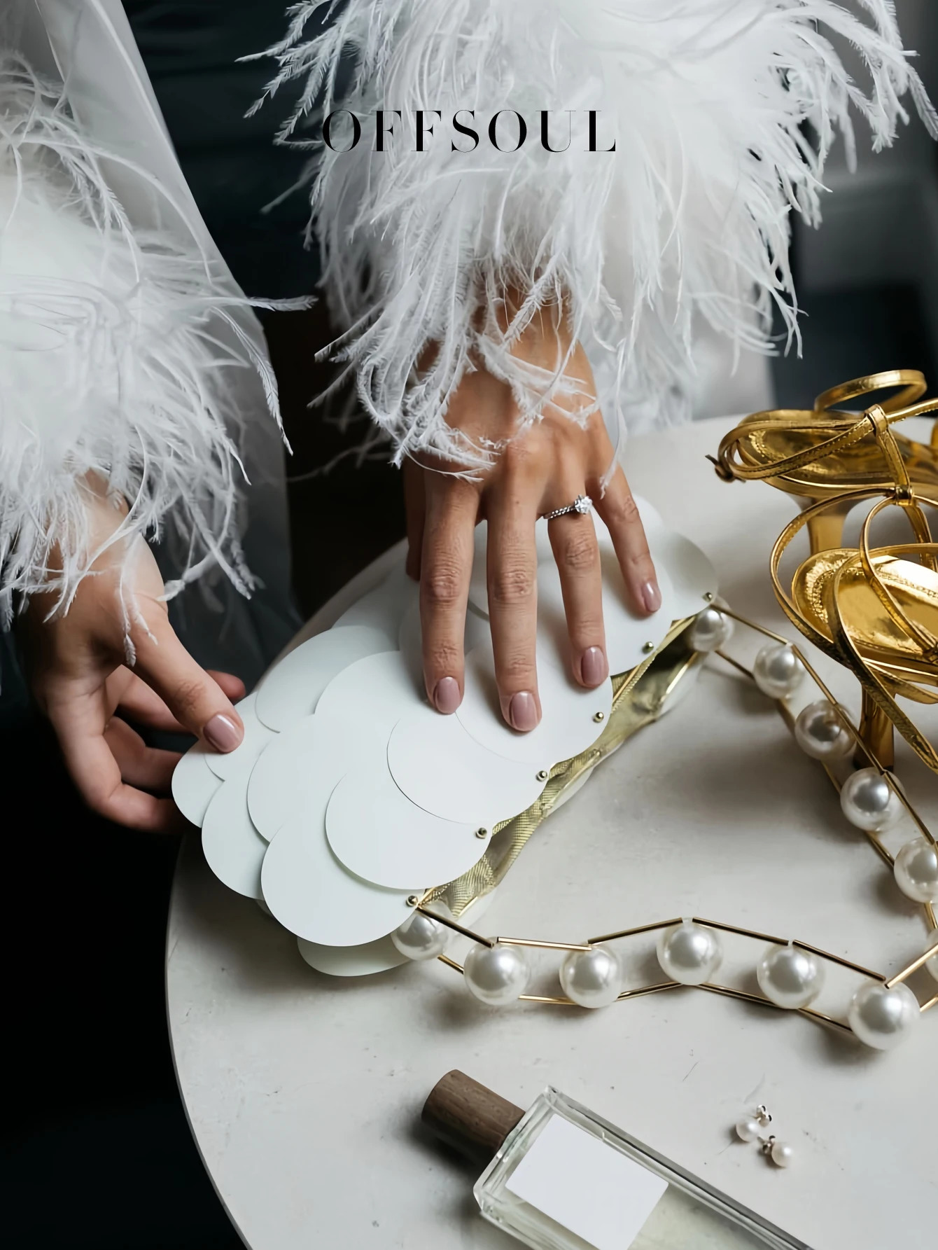 Korean Style Small Fragrance Exquisite Sequin Pearl Shoulder Strap Armpit Bag Versatile Fresh Wedding Banquet Clutch Fashion Party Hand 250605