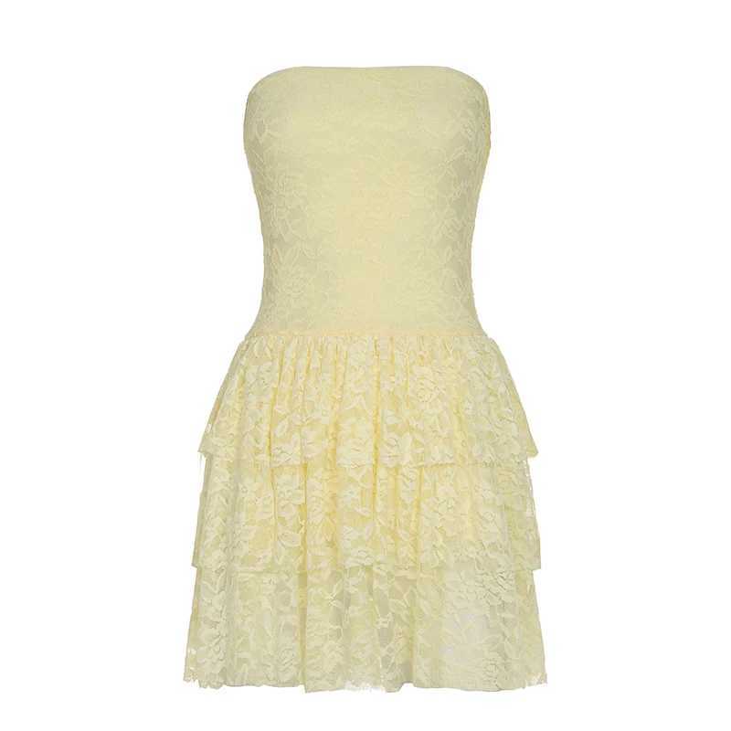 SUCHCUTE Off-shoulder Mini Dress For Women Y2k Sexy Backless Bandage Dress Summer Beach Holiday Solid Slim Party Dress Outfits XJ250610