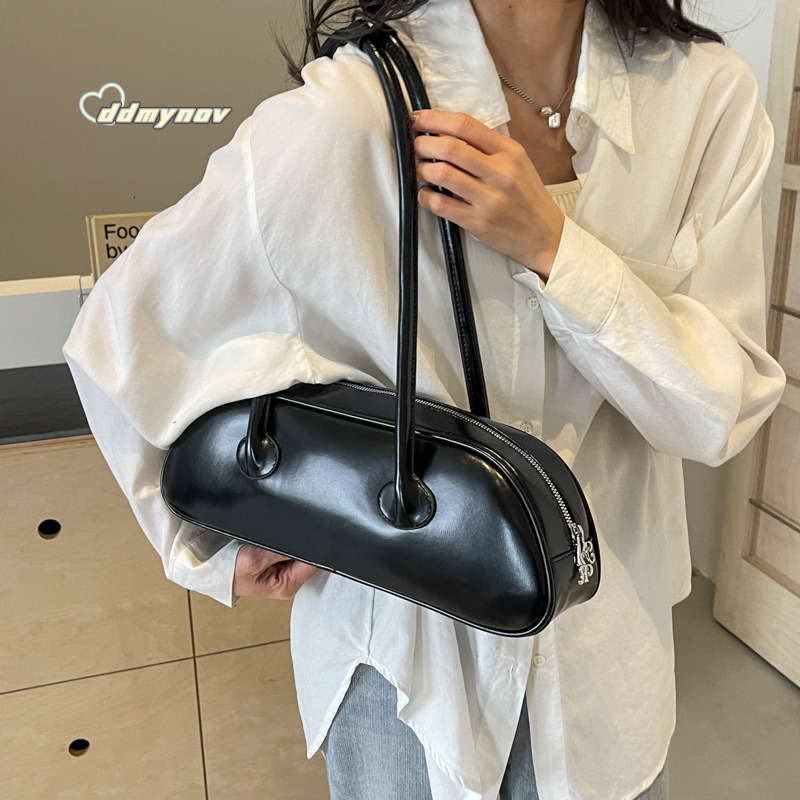 Large Capacity Korean Baguette Underarm Bag for Women 2024 Spring Summer New Trend Same Style Single Shoulder Handbag ddmynov