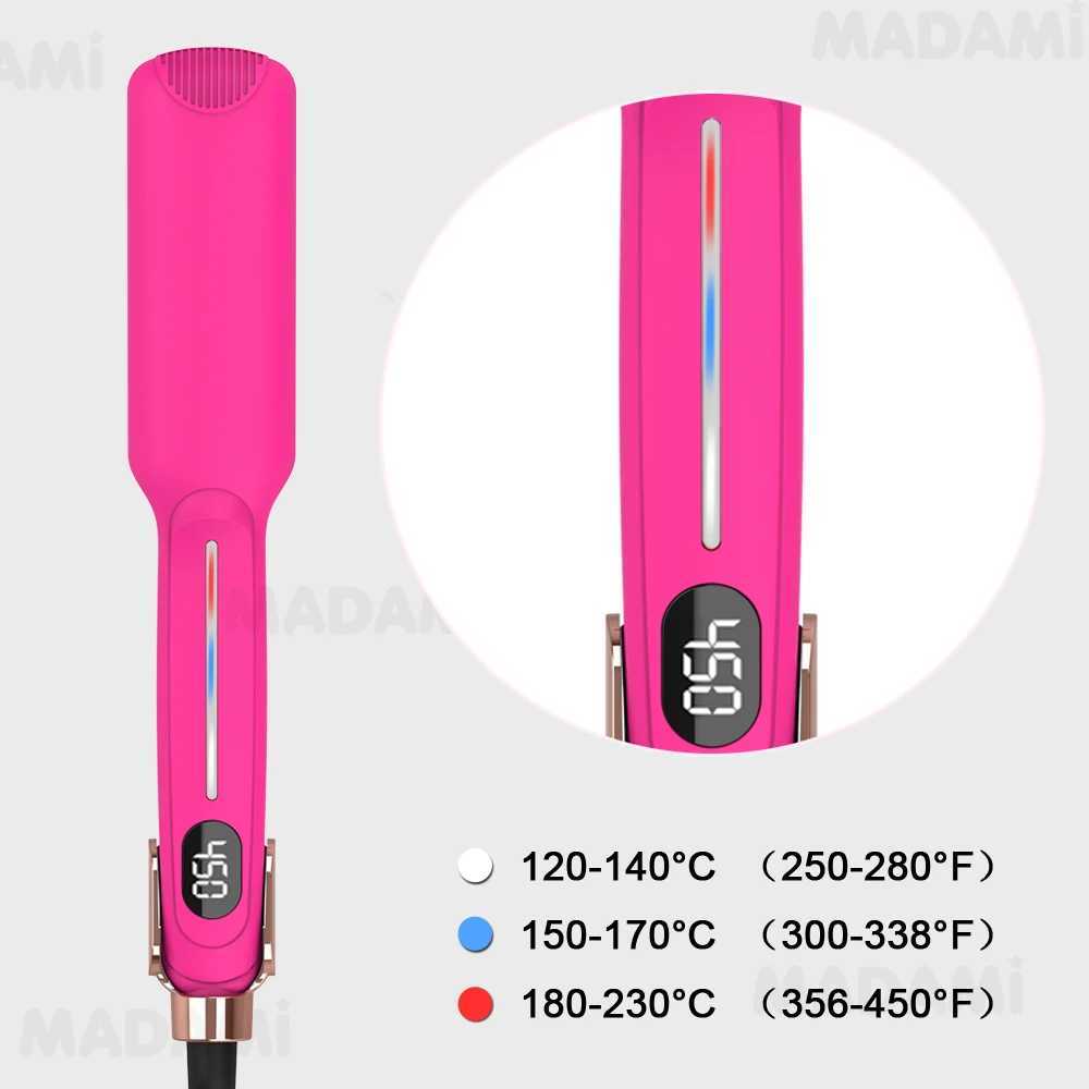 Infrared Hair Straightener Curler Titanium Plate Fast Heating Flat Iron 230 / 450 F Professional Salon Styling Tool 110V-240V W250610