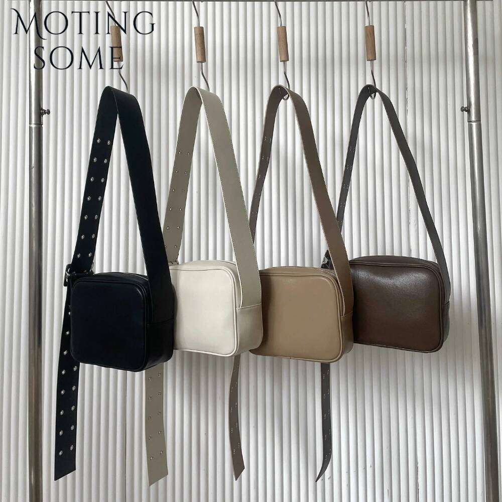 Motingsome Mini Bag Woman Genuine Leather Handabg Summer Beach Bags Crossbody Shoulder Messenger Small Satchel Pouch 2025 New
