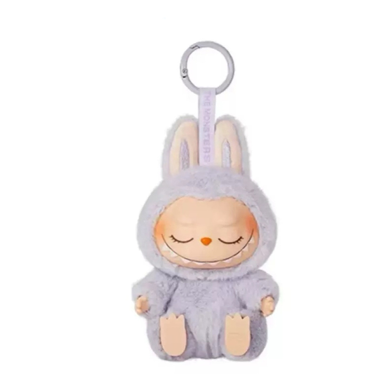 Free Shipping designer labubu Vinyl doll plush keychain plush blind box toy for unisex