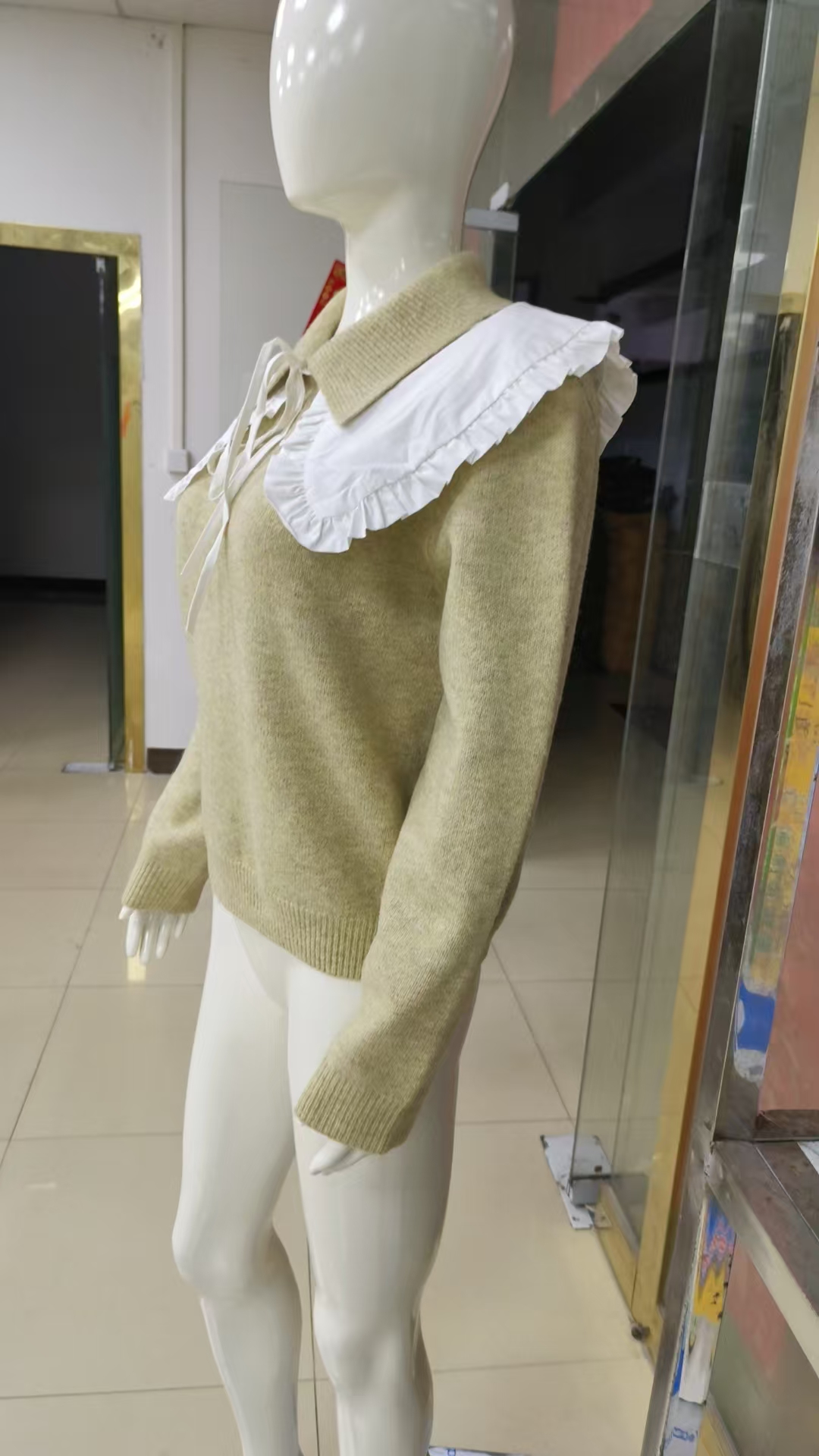 Ladies' real two-piece pullover cedar fashionable sweater Support customized styles with complete options