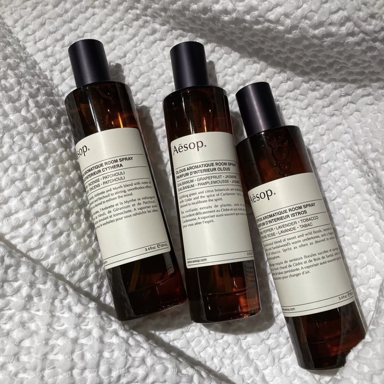 Aesop Cythera Olous Istros 100ml Fragrance Furniture Series Spray Three-piece Vanilla Plant Set Box Long-lasting Fragrance Indoors