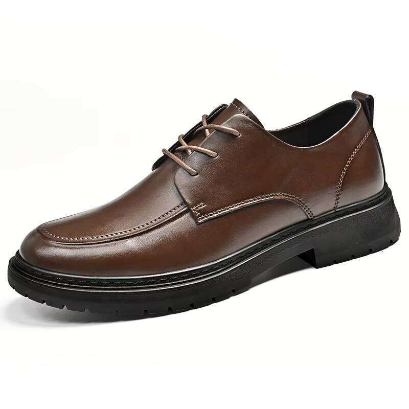 Factory Price High Quality Hot Sale Stylish New Model Casual Men Leather Dress Shoes