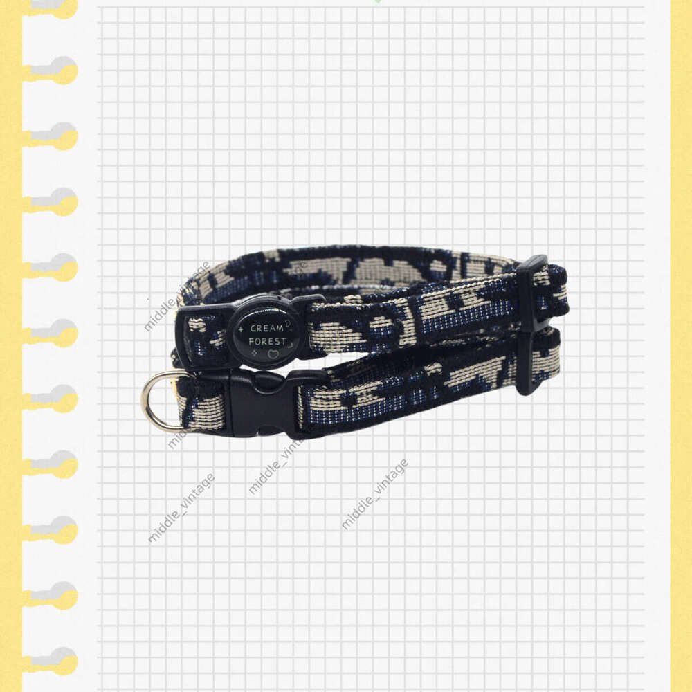 Fashionable Dog Traction Belt Pet Collar Is A Suitable Product For Cats And Puppies Travel Handheld Rope Simple Fashionable Dirty Resistant Dog Collar