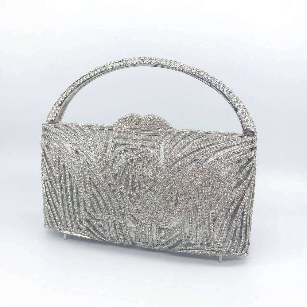 Women Clutch Evening Bag Wedding Crystal Lady Cell Phone Pocket Purse Female Sparkly Wallet for Party Gift