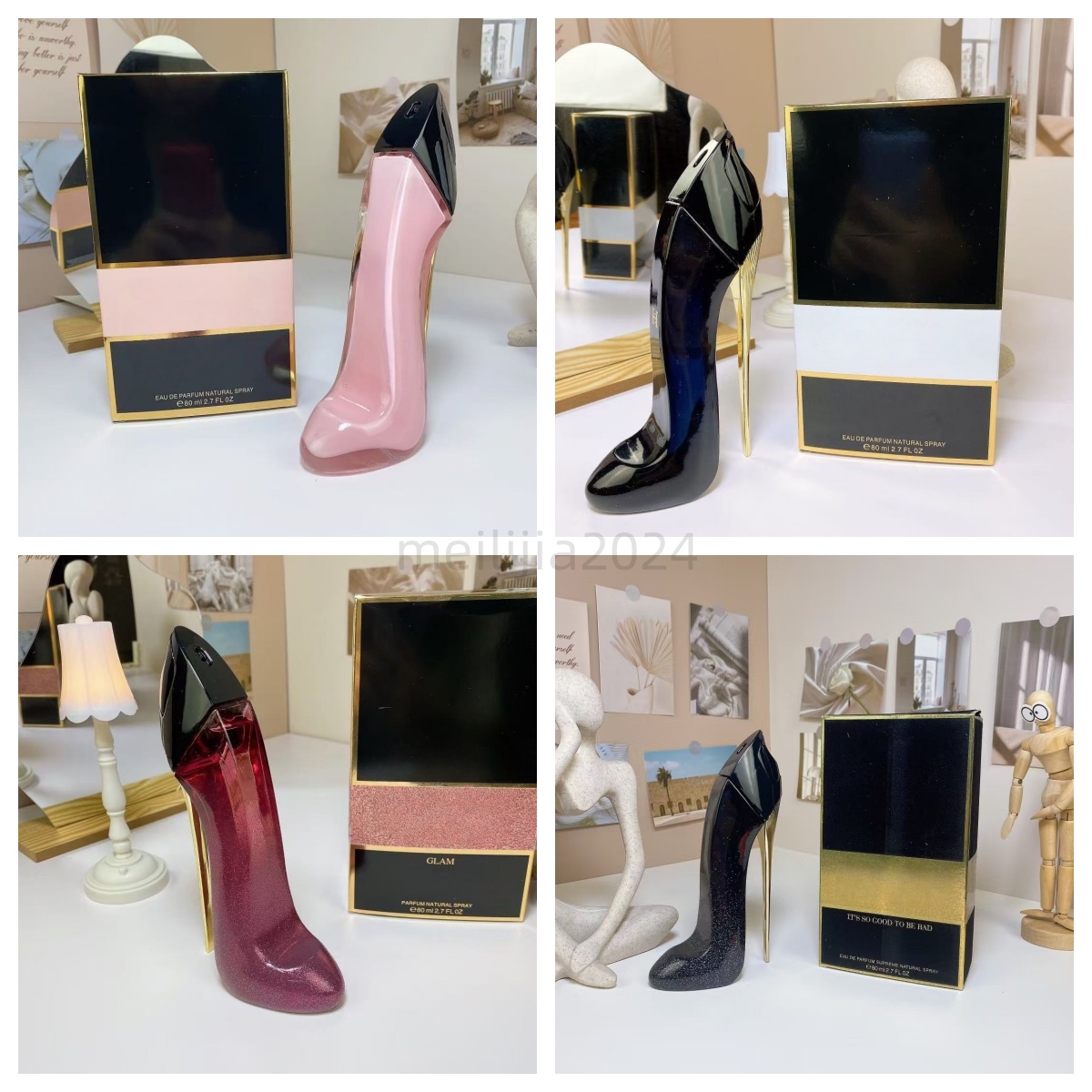 Good Girl Perfume High Quality Fragrances for Women 80ml Blush Eau De Parfum Long Lasting Smell EDP Woman Lady Perfumes Spray nice
