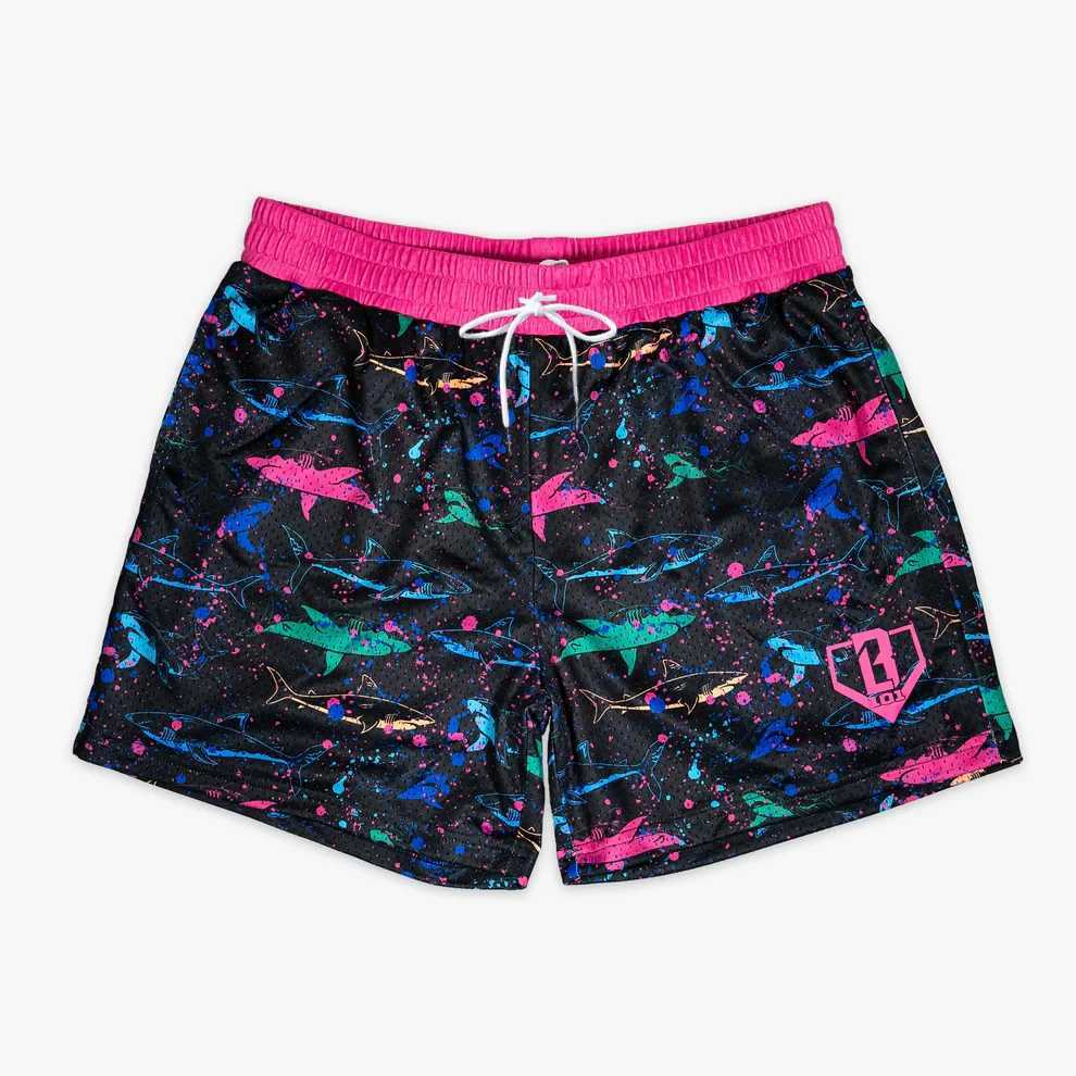 2025 Mens And Womens New Baseball Lifestyle 101 Shark Shorts Summer Breathable Quick Drying Fashion Beach Motorcycle Shorts W250610
