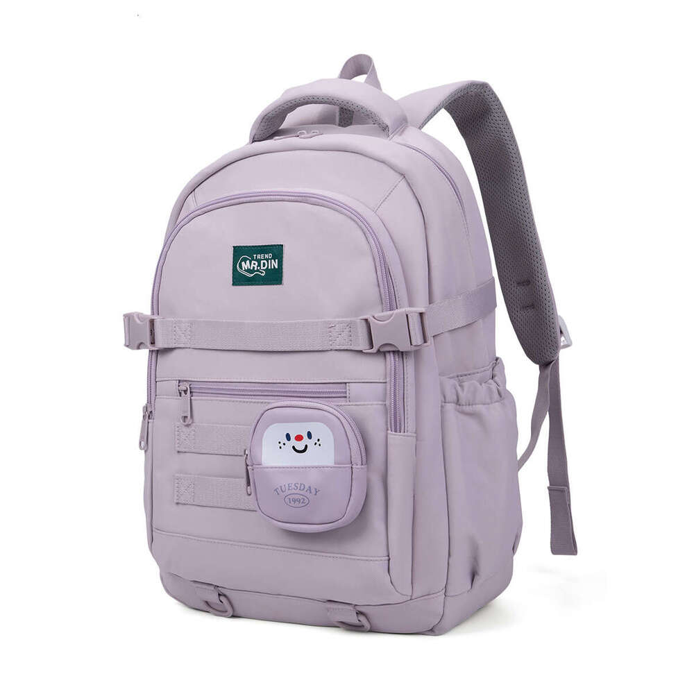 New High-Quality Dirt-Resistant Backpack Girls, Middle Students, Stylish Design, Ins Style, High School And College Backpack, Double Shoulder Bag For 