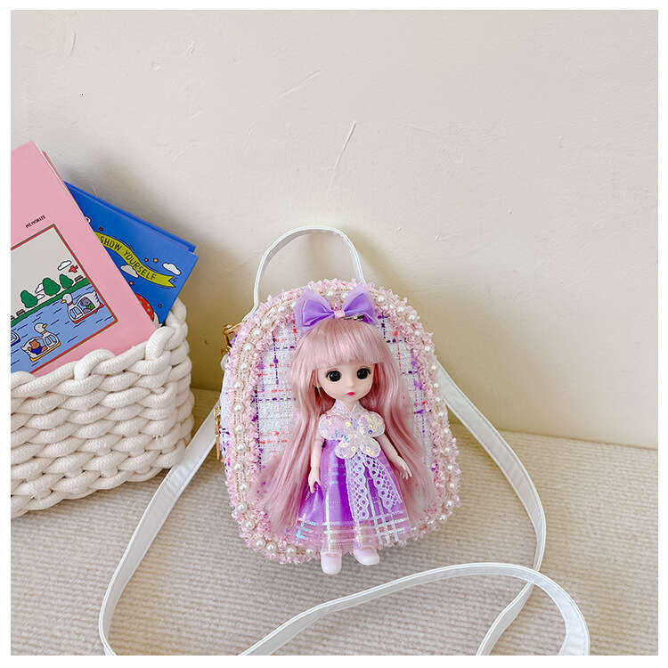 Children's Crossbody Cute Stylish Bag 2025 New Fashion Multi-use Princess Girls' Backpack