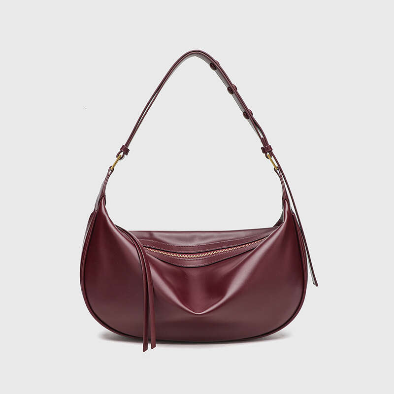 Women's 2024 New Fashion High-Quality Texture Single Shoulder Crossbody Versatile Niche Design Underarm Dumpling Bag