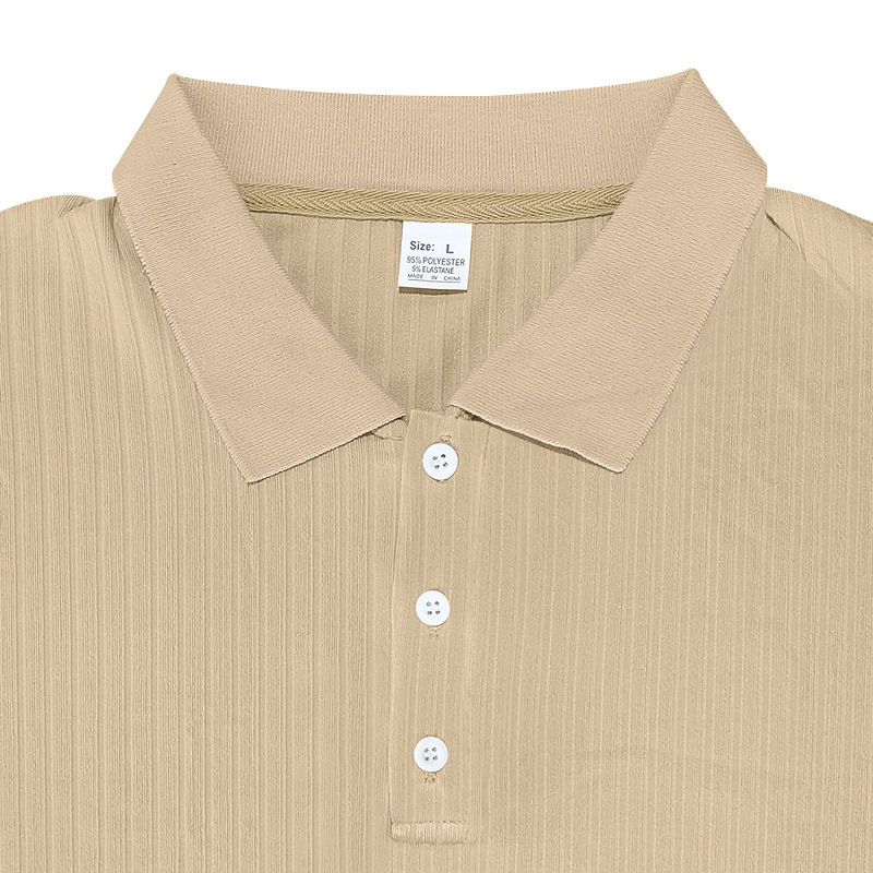 polo shirt mens designer t shirt Summer Men's T-Shirts Quick-Dry Ice Silk Stretch Polo Shirts Short-Sleeve
