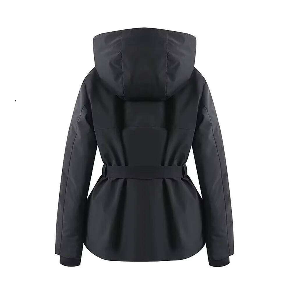 2025 Fashion Women's Casual Elegant Design Sense European and American Skiing Series Waist Warmth Cotton Clothes