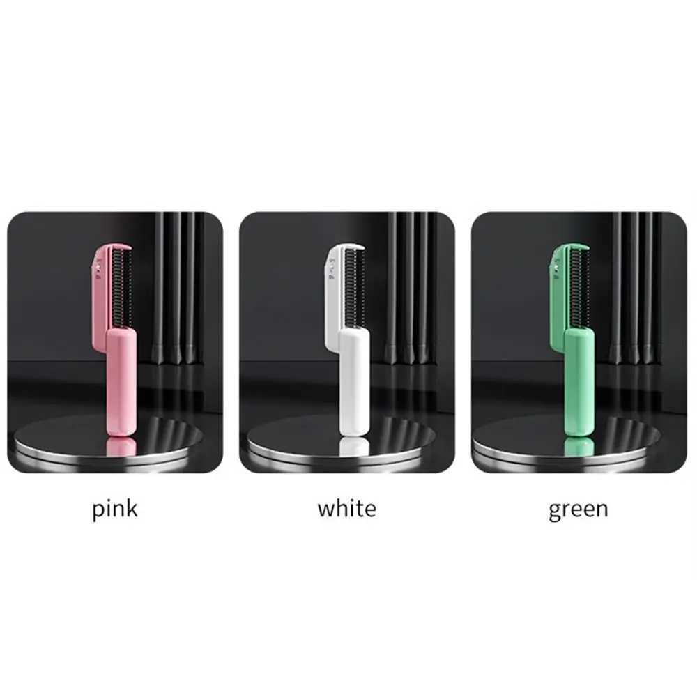 Anti Scald Electric Hair Straightening Comb Scalable LED Digital Display Negative Ion Straightening Brush 3 Modes Smooth Comb Teeth W250610
