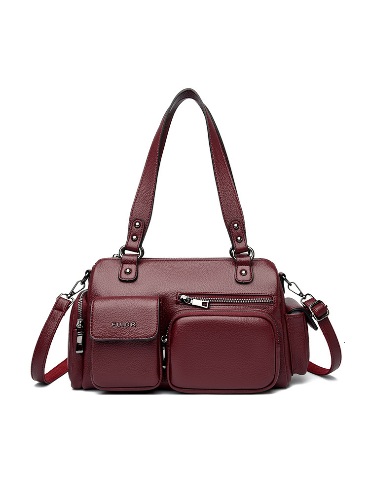 free shipping Women's designer 2025 New Large Luxury Capacity Boston Pillow Bag Multi-Pocket Sweet Cool Handbag Single Shoulder Crossbody Underar
