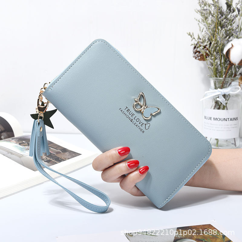 Free Shipping 2025 New Designer Bag Women's Long, Large Capacity Single Zipper Wallet Multifunctional With Card Slot Coin Bag Exquisite And Pract