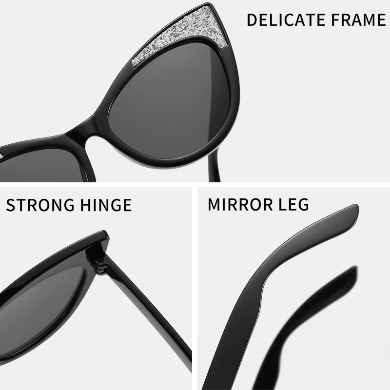 Sunglasses Lovely Cat Eye Children Shiny Bowknot Sun Glasses Kids Cute Baby Eyewear Trend Girls Boy Eyeglasses Z260305