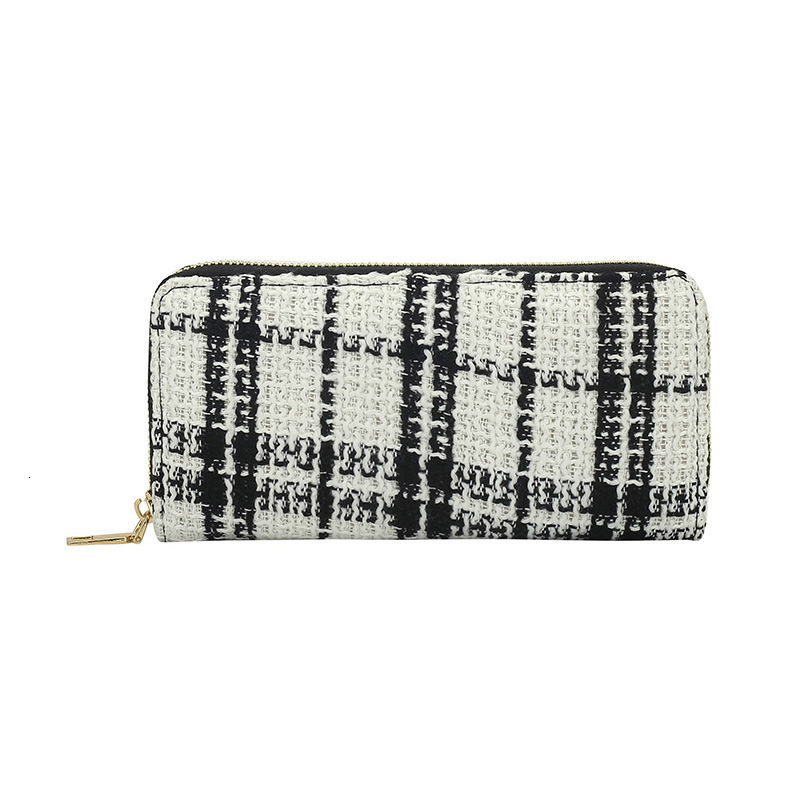 Free Shipping 2025 New Designer Bag Cotton And Linen Single Handle Women's Wallet Long, Exquisite And Practical Card Bag High-quality Trendy Coin