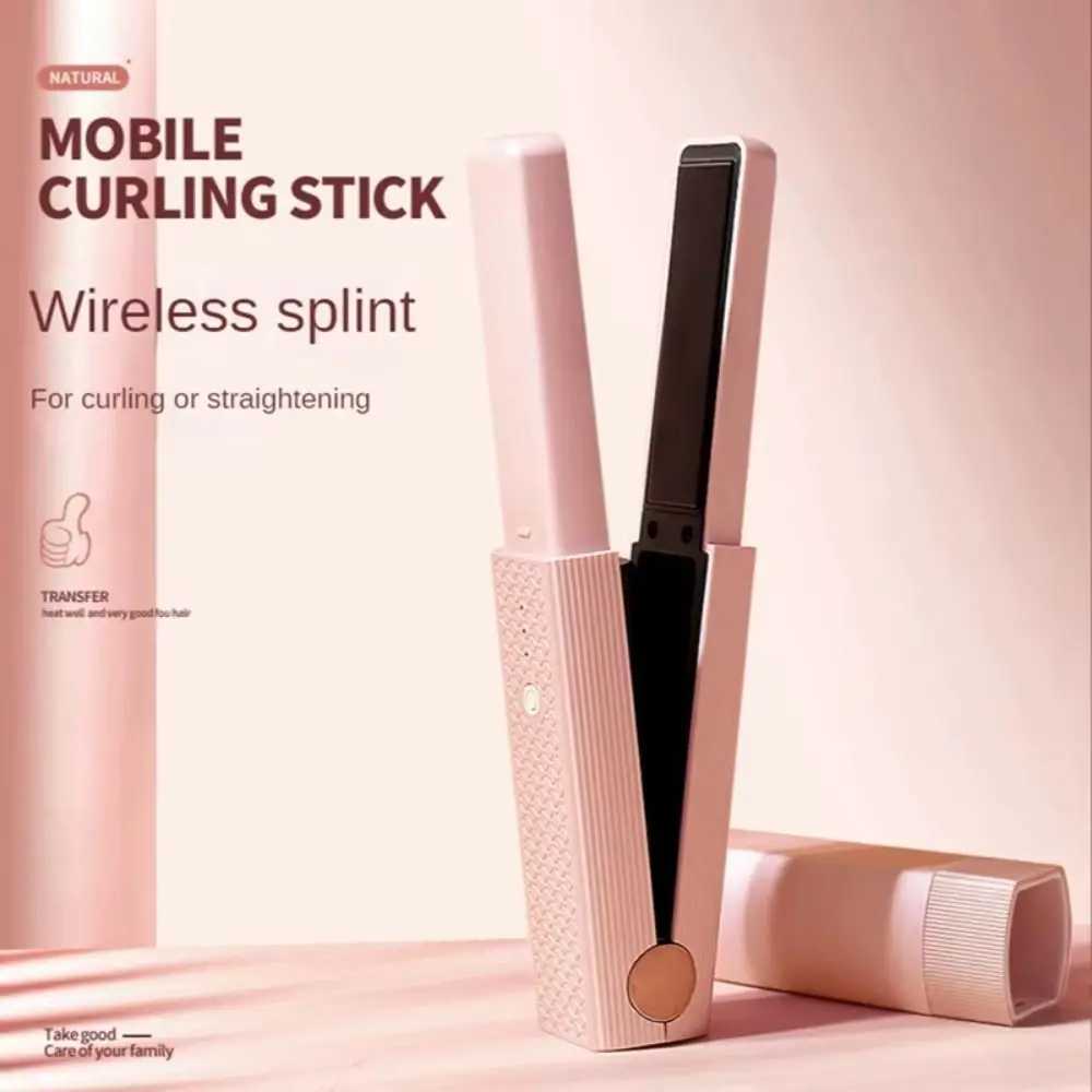 Even Heat Distribution Mini Hair Straightener Anti-Burn Temp Adjustable Hair Straightening Irons Fast Heating W250610