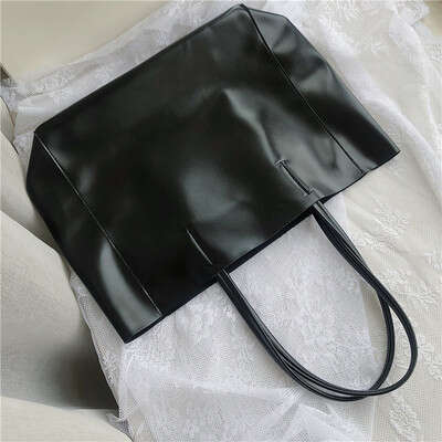 Women's 2020 Summer Trend Korean Style Capacity Tote Simple Fashion Mother-Daughter Shopping Shoulder Bag Large