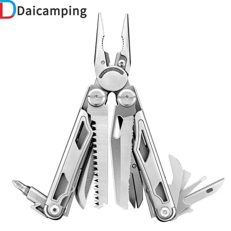 Daicamping DL1 Extra Cutter Clamp Multi Tools Clip Pliers Multifunctional Foldable EDC Folding Knife Multitools Multitool 250610