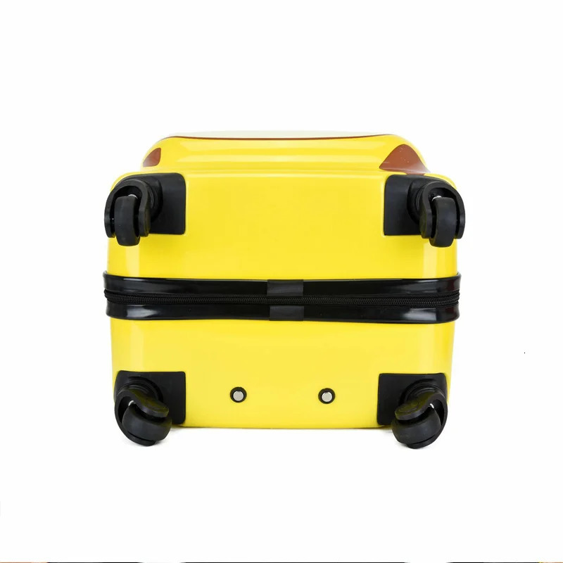 18 Inch Cartoon Suitcase For Children Student Back To School Gift 3D Universal Wheel Boarding Case 250605
