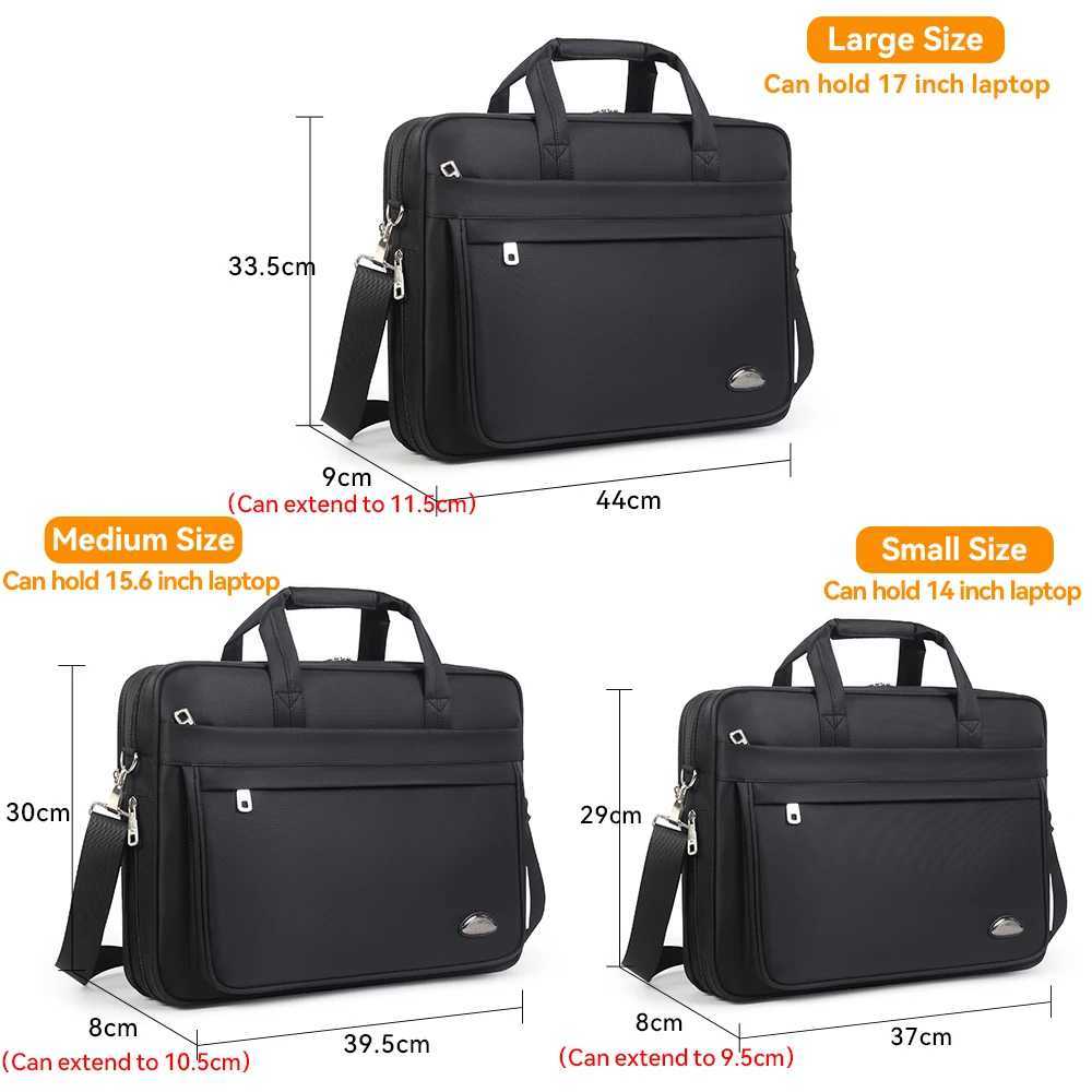 Briefcases For Men Canvas Tote Bag Large Laptop Case 15.6 Inch 17 Inch 14 Inch Computer Bag Work Business Shoulder Office W250610
