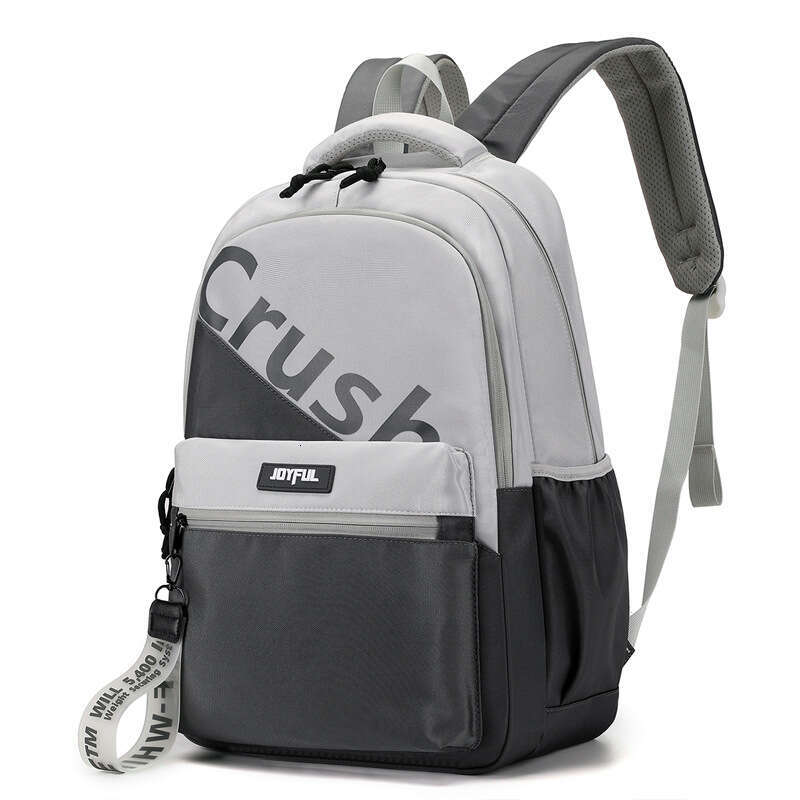 New Style INS Casual Junior High School Student Backpack Unisex Campus Lightweight Burden-Reducing Double Shoulder Bag