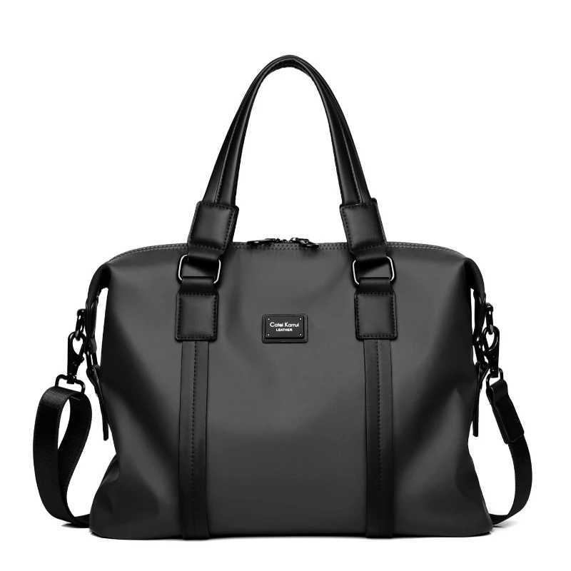 New Handbags Men Large Capacity Briefcase Waterproof Oxford Travel Totes Casual Laptop Top-Handle Bags Shoulder Crossbody Bags W250610